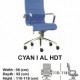 Kursi Direktur & Manager Indachi Cyan I AL HDT