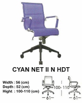 Kursi Direktur & Manager Indachi Cyan NET II N HDT