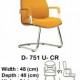 Kursi Hadap Indachi Type D-751 U-CR