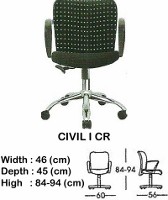 Kursi Staff & Sekretaris Indachi Civil I CR