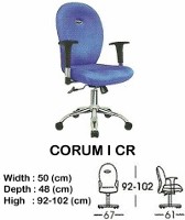 Kursi Staff & Sekretaris Indachi Corum I CR