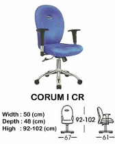 Kursi Staff & Sekretaris Indachi Corum I CR