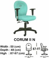 Kursi Staff & Sekretaris Indachi Corum II N