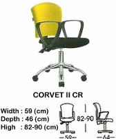 Kursi Staff & Sekretaris Indachi Corvet II CR