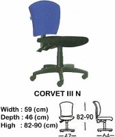 Kursi Staff & Sekretaris Indachi Corvet III N