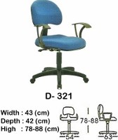 Kursi Staff & Sekretaris Indachi D-321