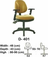 Kursi Staff & Sekretaris Indachi D-401