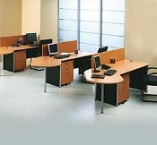 Meja Staff 3 Orang