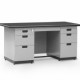 Single Pedestal Desk Alba Type DP–402–L (1 Biro)