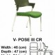Kursi Susun Indachi V-Pose III CR
