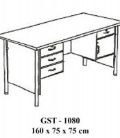 Meja Kantor 1 Biro Orbitrend Type GST-1080