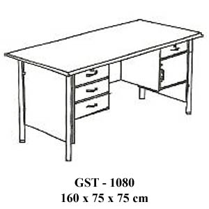 Meja Kantor 1 Biro Orbitrend Type GST-1080