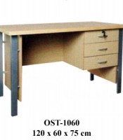 Meja Kantor 1/2 Biro 3 Laci Orbitrend Type OST-1060
