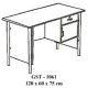 Meja Kantor 1/2 Biro Orbitrend Type GST-1061