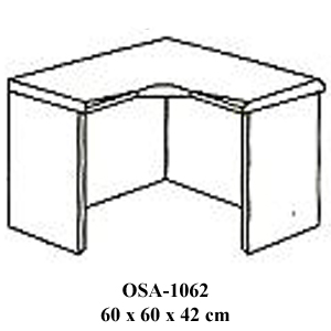 Meja Penyambung Resepsionis Orbitrend Type OSA-1062