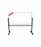 Papan Tulis (Whiteboard) Stand Double Face Sanko 60 x 120 cm