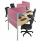 Konfigurasi 4 Orang (Warna Pink)